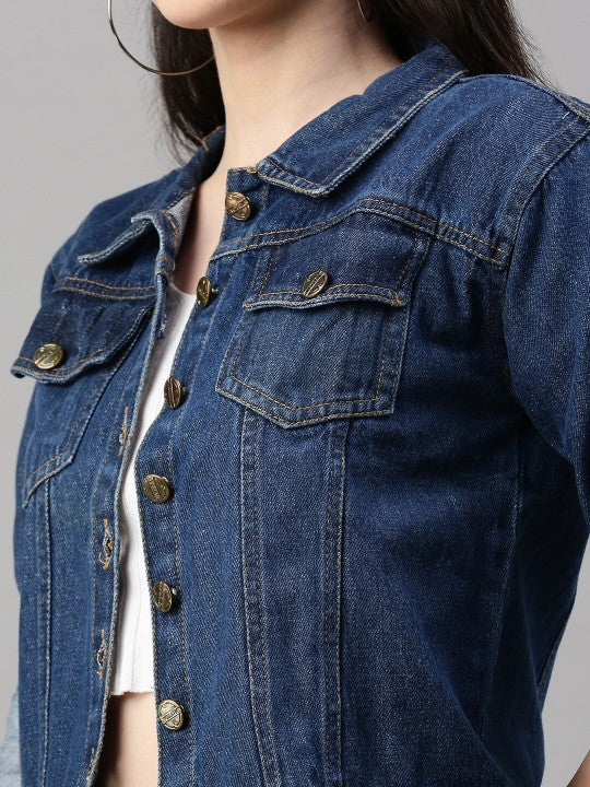 Blue Ember Washed Denim Jacket
