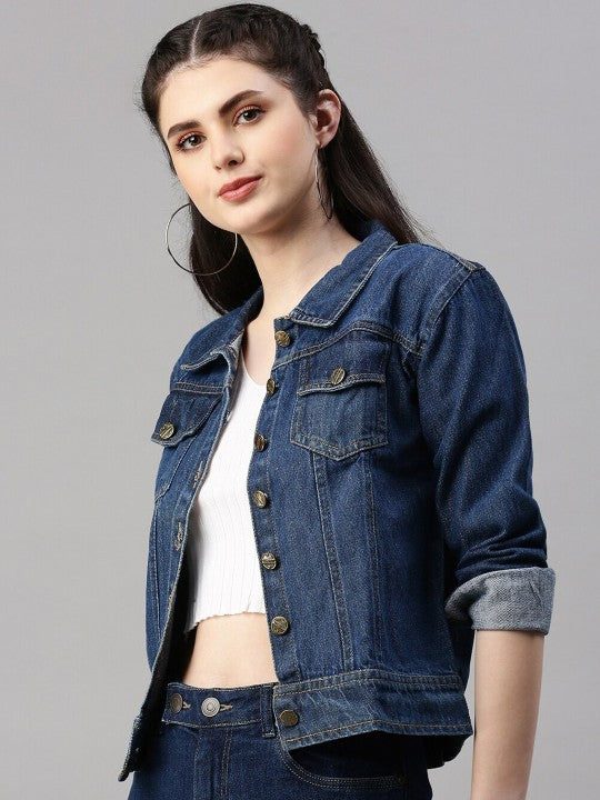Blue Ember Washed Denim Jacket