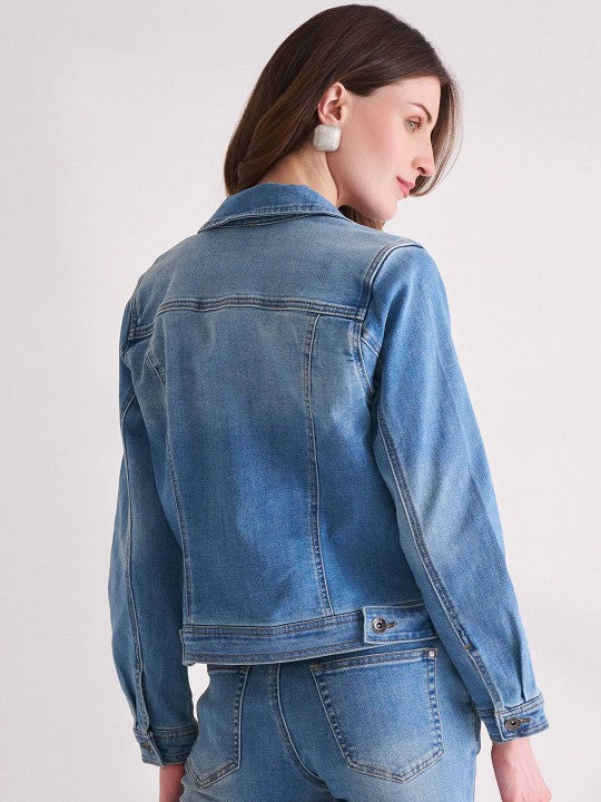 Skyline Crop Denim Jacket