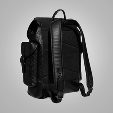 Black Handmade Classic Backpack - Fierce Fusion