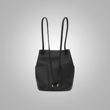 Pebbled Leather Convertible Backpack - Fierce Fusion