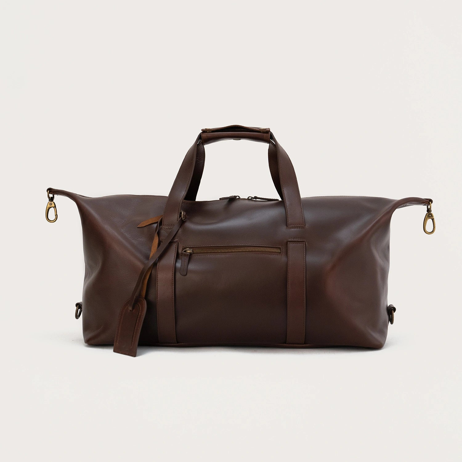 The Dale Vintage Brown Leather Duffle Bag - Fierce Fusion