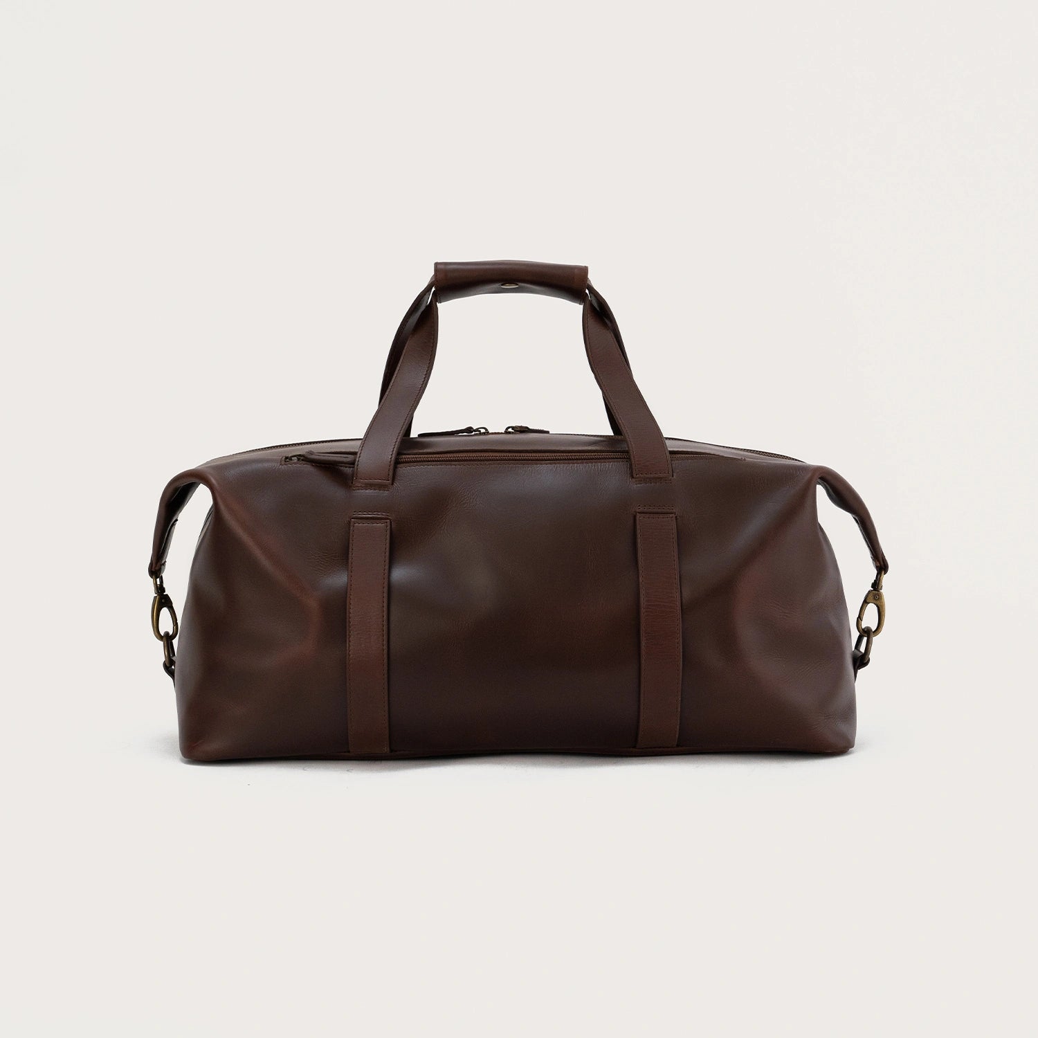 The Dale Vintage Brown Leather Duffle Bag - Fierce Fusion