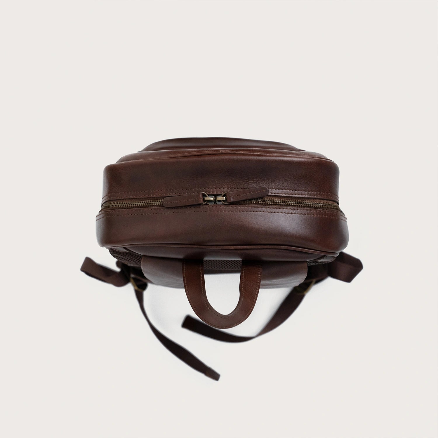 The Philos Vintage Brown Leather Backpack - Fierce Fusion