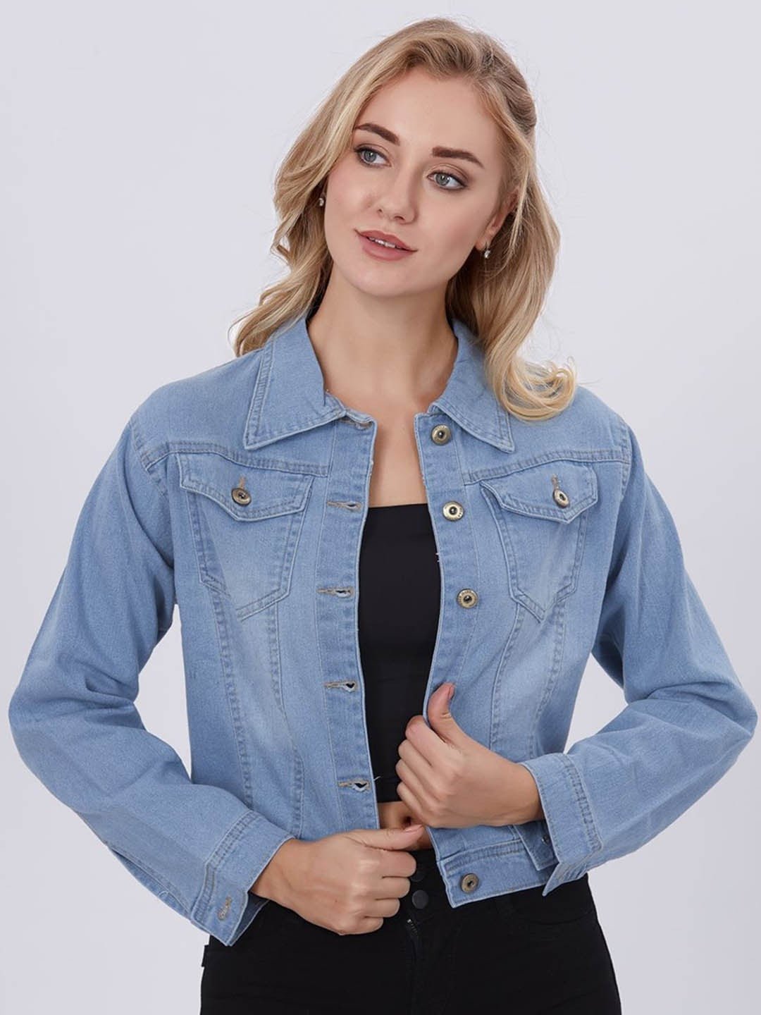 Breeze Crop Denim Jacket