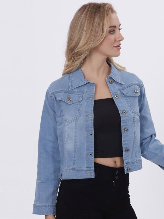 Breeze Crop Denim Jacket