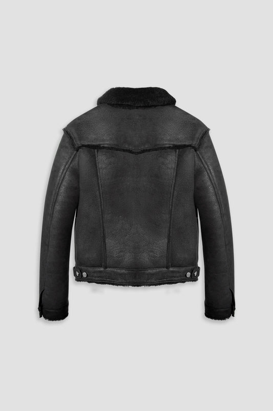 Merino Shearling Trucker Jacket - Fierce Fusion