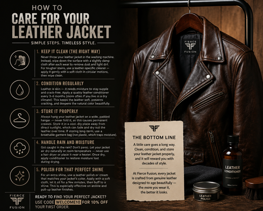 How to Care for Your Leather Jacket: The Complete Guide
