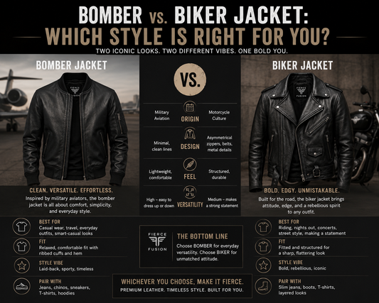 Bomber vs. Biker Jacket: Which Style Is Right for You?