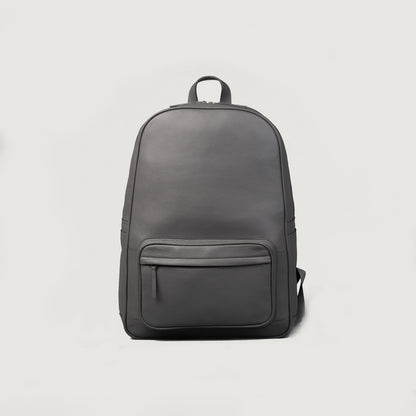 The Philos Grey Leather Backpack - Fierce Fusion