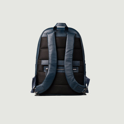The Philos Midnight Blue Leather Backpack - Fierce Fusion