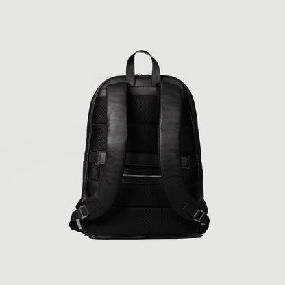 The Philos Black Leather Backpack - Fierce Fusion