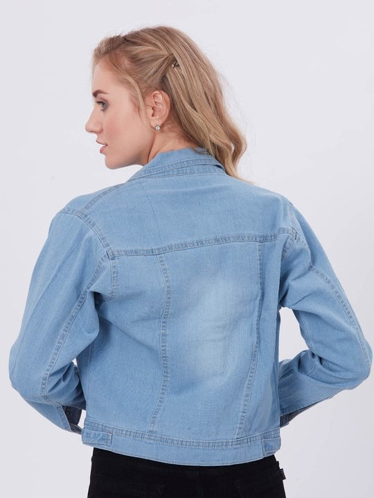 Breeze Crop Denim Jacket