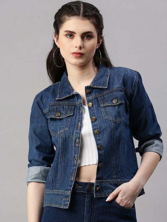 Blue Ember Washed Denim Jacket