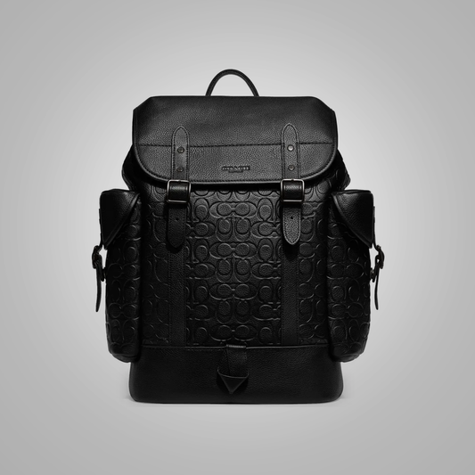 Black Handmade Classic Backpack - Fierce Fusion