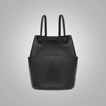 Pebbled Leather Convertible Backpack - Fierce Fusion