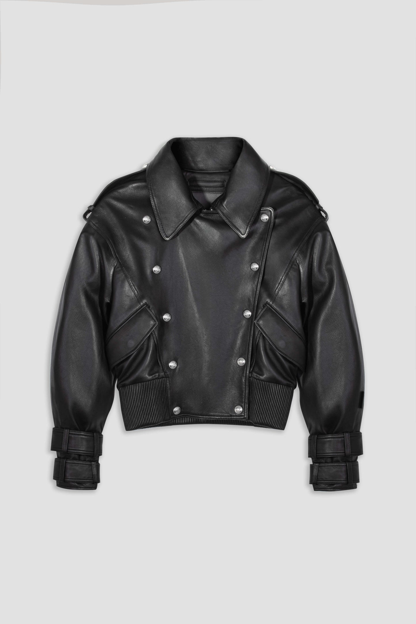 Apex Cropped Biker Jacket - Fierce Fusion
