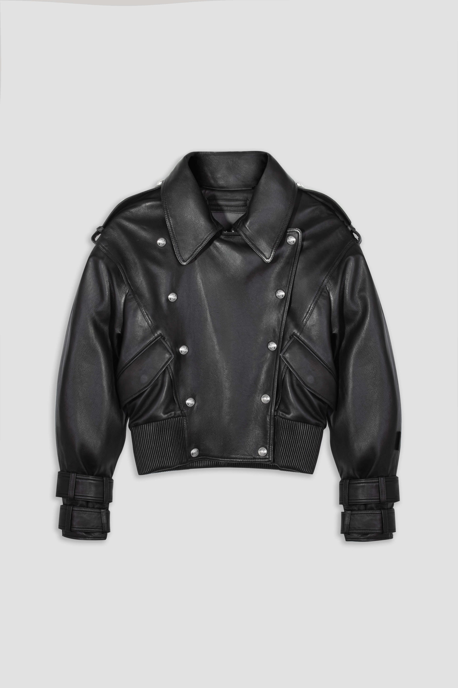 Apex Cropped Biker Jacket - Fierce Fusion