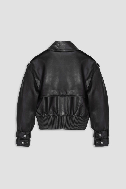 Apex Cropped Biker Jacket - Fierce Fusion