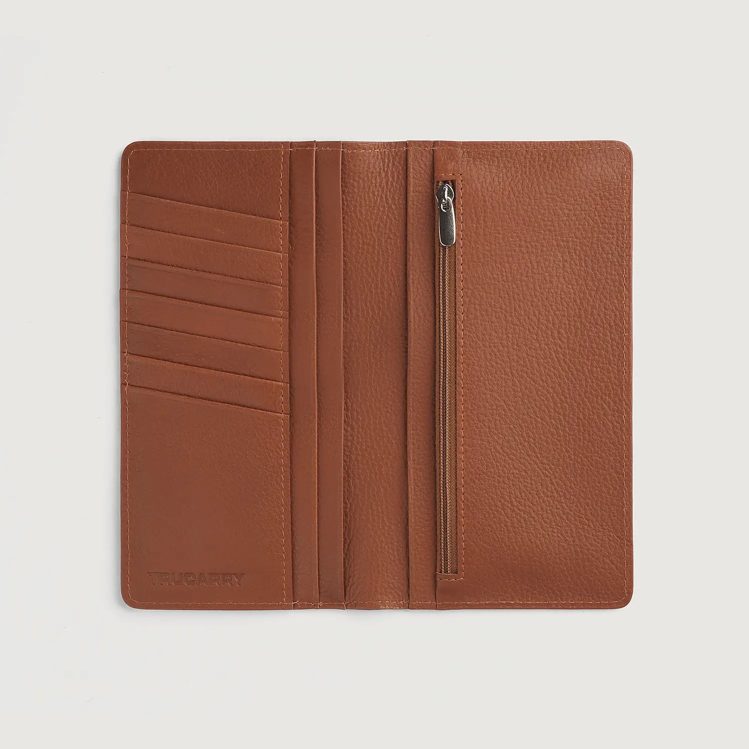 Cameron Brown Leather Long Wallet - Fierce Fusion