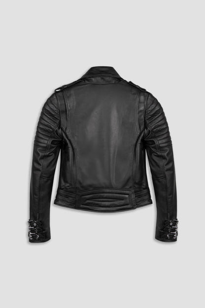 Apex Lambskin Biker Jacket - Fierce Fusion