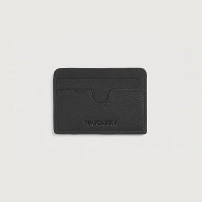 Karl Black Leather Card Holder - Fierce Fusion