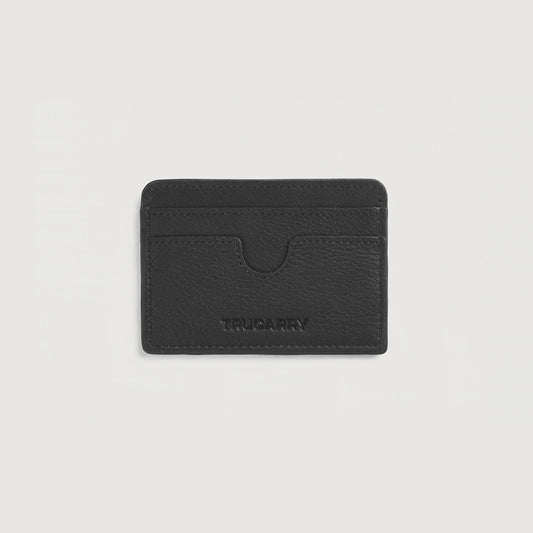 Karl Black Leather Card Holder - Fierce Fusion