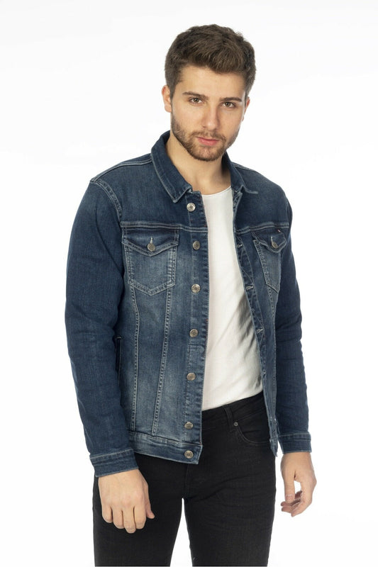 Blue Ridge Stretch Denim Trucker - Fierce Fusion