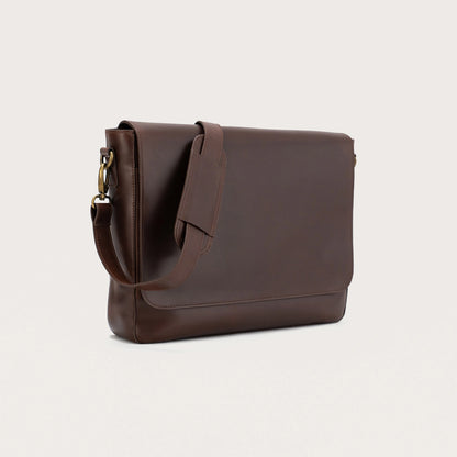 The Carismatico Vintage Brown Leather Messenger Bag - Fierce Fusion