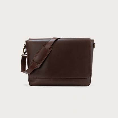 The Carismatico Vintage Brown Leather Messenger Bag - Fierce Fusion