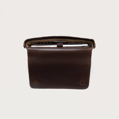 The Carismatico Vintage Brown Leather Messenger Bag - Fierce Fusion