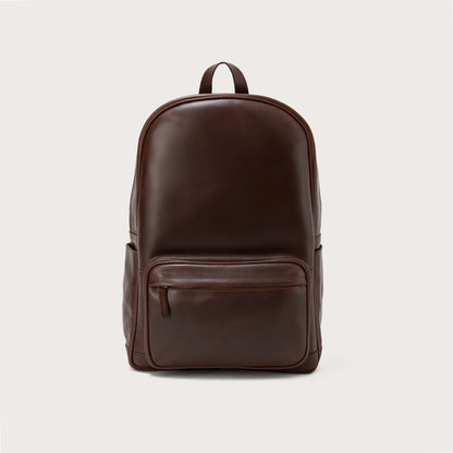 The Philos Vintage Brown Leather Backpack - Fierce Fusion