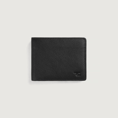 Voren Black Leather Bi-fold Wallet - Fierce Fusion