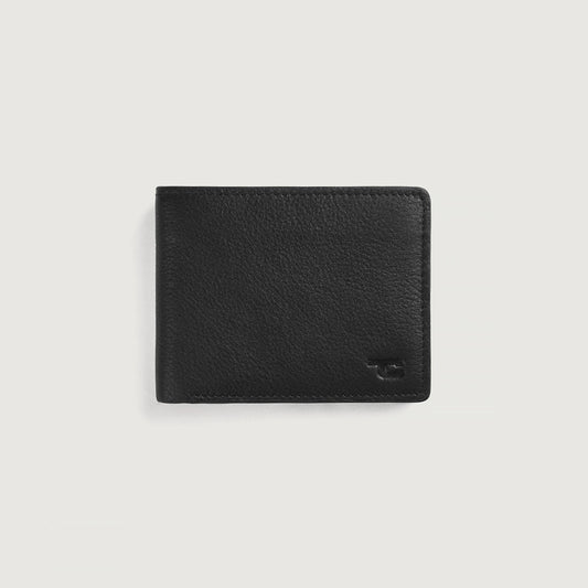 Voren Black Leather Bi-fold Wallet - Fierce Fusion