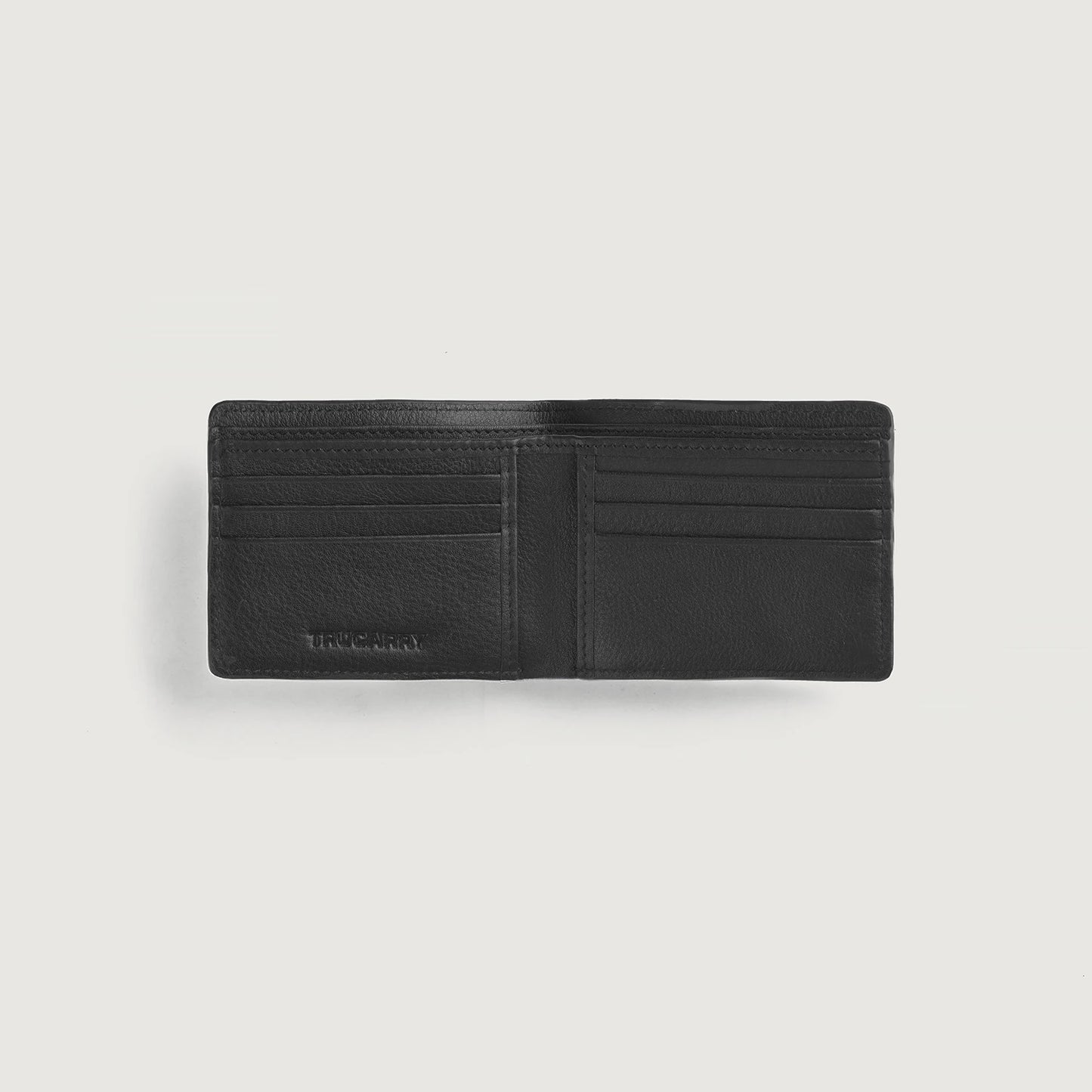 Voren Black Leather Bi-fold Wallet - Fierce Fusion