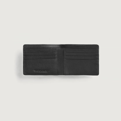 Voren Black Leather Bi-fold Wallet - Fierce Fusion
