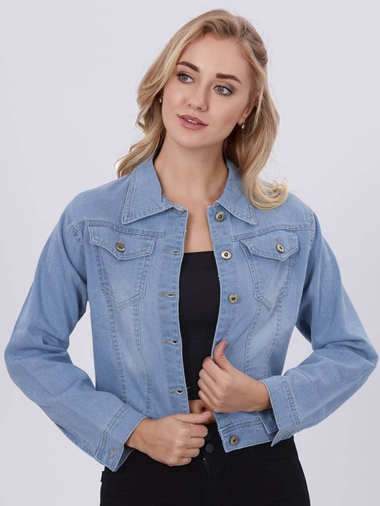 Breeze Crop Denim Jacket