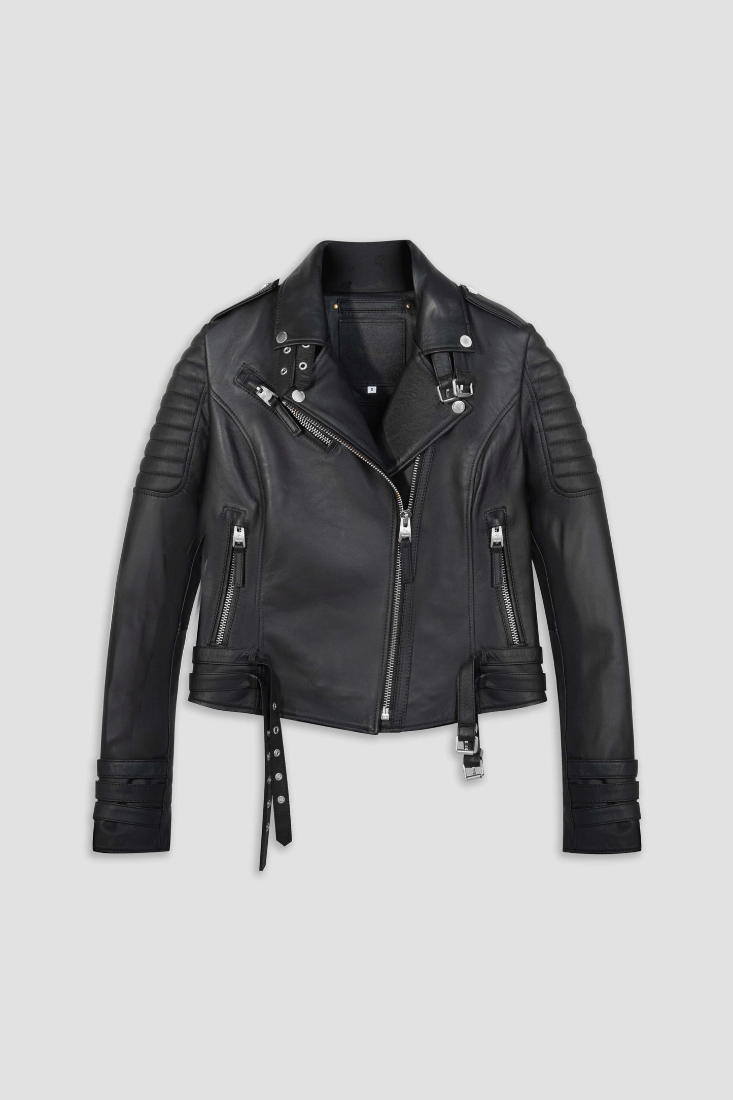 Apex Lambskin Biker Jacket - Fierce Fusion