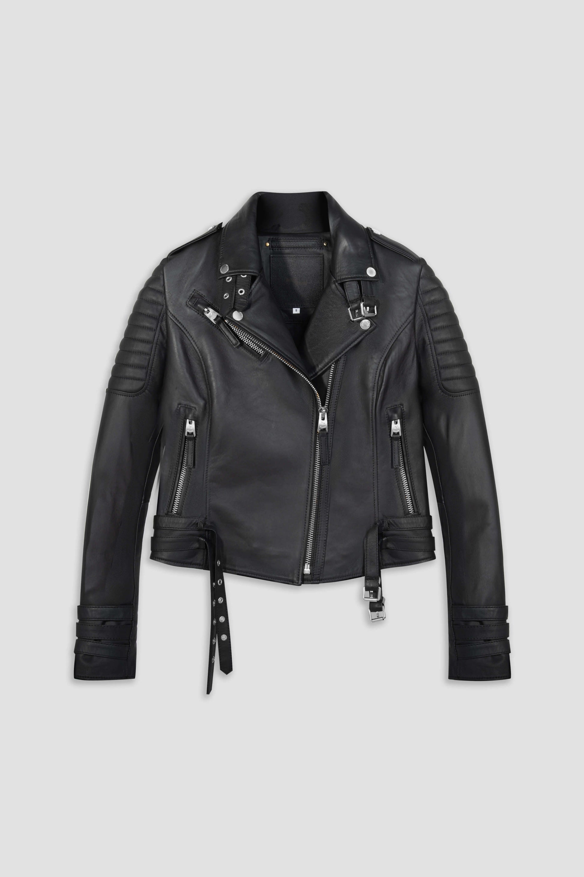 Apex Lambskin Biker Jacket - Fierce Fusion