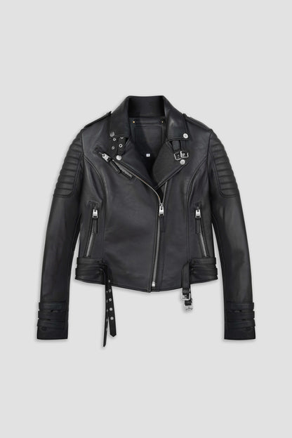 Apex Lambskin Biker Jacket - Fierce Fusion